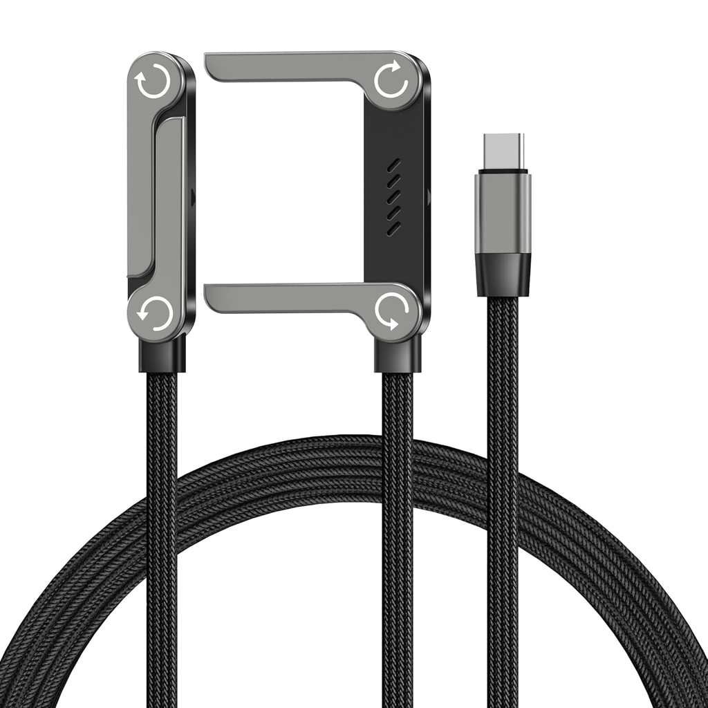 2-in-1 Phone Stand & 240W Fast Charging Cable