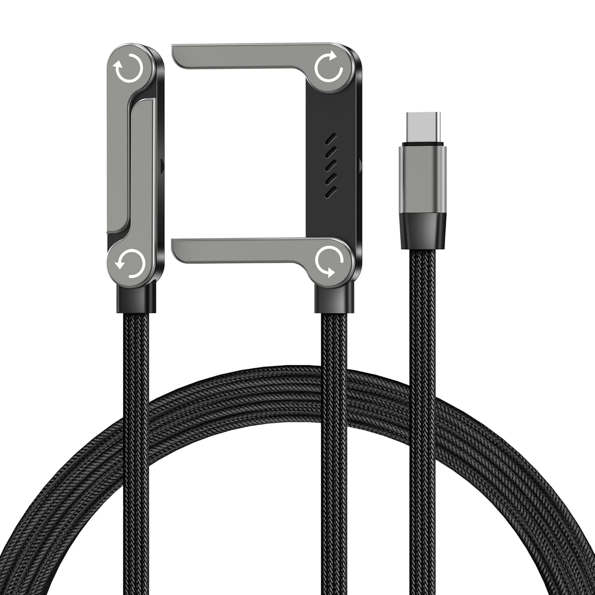 2-in-1 Phone Stand & 240W Fast Charging Cable