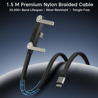 2-in-1 Phone Stand & 240W Fast Charging Cable